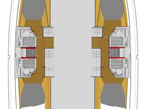 Bootsverleih Fountaine Pajot Astrea 42 Piso Livadi Samboat
