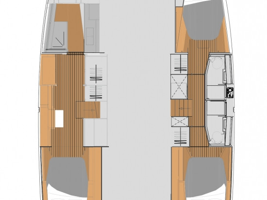 Katamaran mieten in Harbor Island - Fountaine Pajot Elba 45
