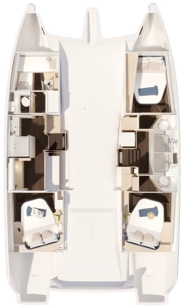 Vermietung Katamaran Fountaine Pajot mit Führerschein