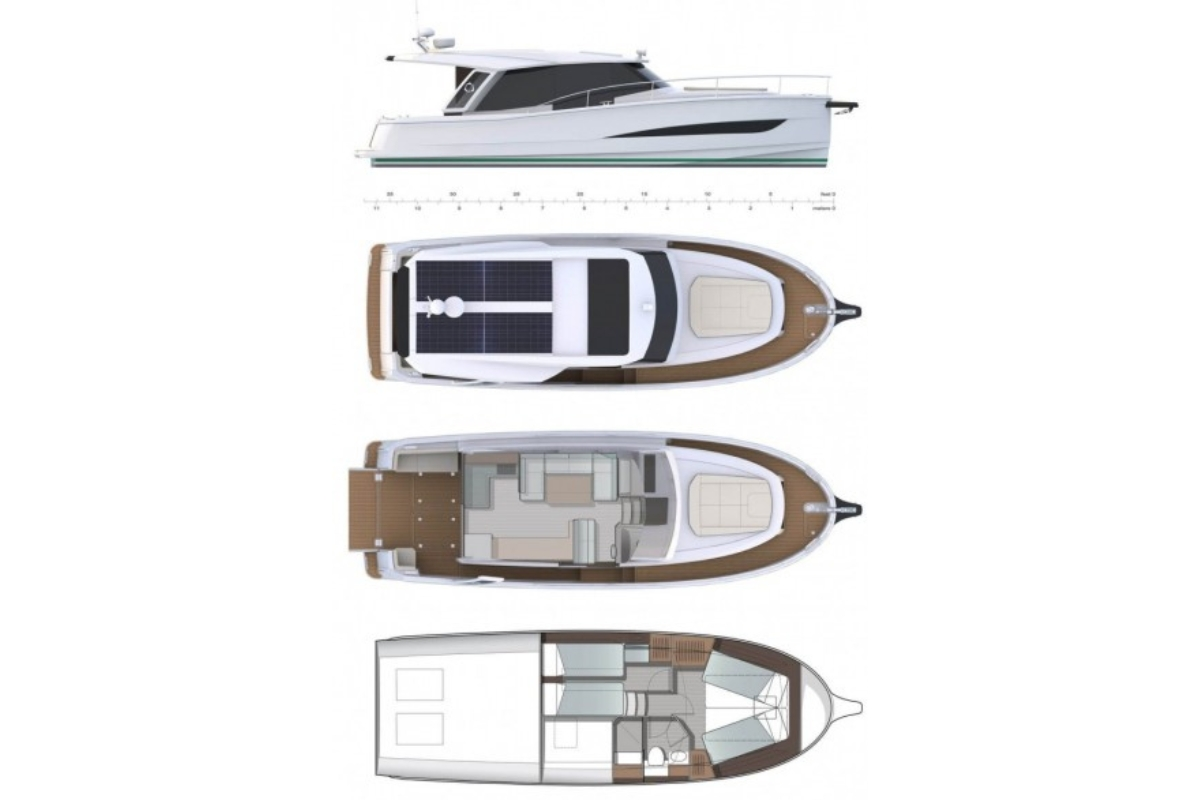 Yacht mieten in Biograd na Moru - Greenline Yachts Greenline 39