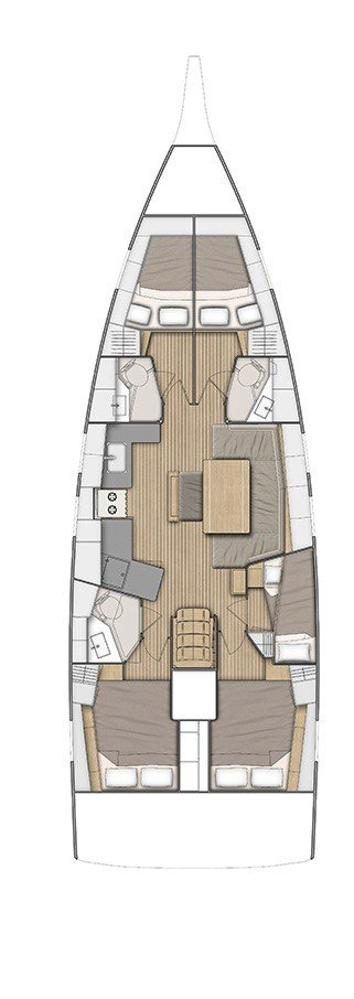 Vermietung Segelboot Bénéteau mit Führerschein