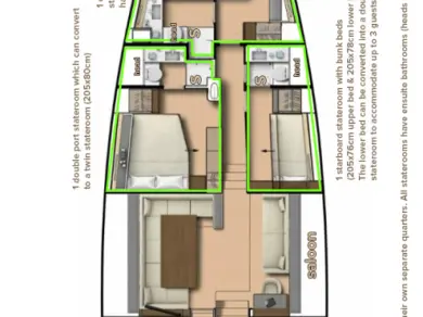 Ein Cnb-Yachts CNB 76 mieten in Kaštela