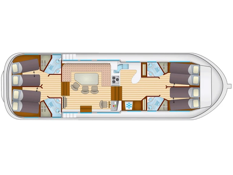 YachtCharter in Montesquieu-Lauragais - Pénichette Pénichette 1500 FB auf SamBoat