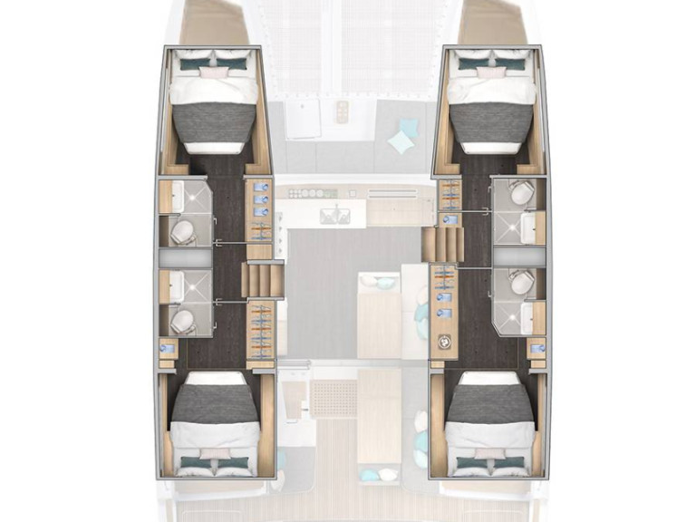 Katamaran mieten in Rogoznica - Lagoon Lagoon 43