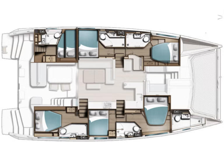 YachtCharter in Furnari - Leopard Catamarans / Robertson & Caine Leopard 52 auf SamBoat