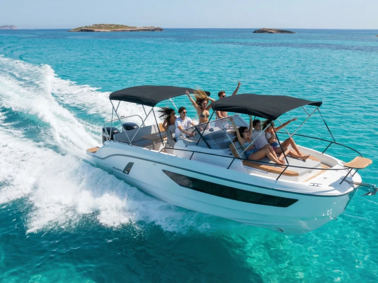 Boot mieten Ibiza Town günstig FLYER 9 SUNdeck