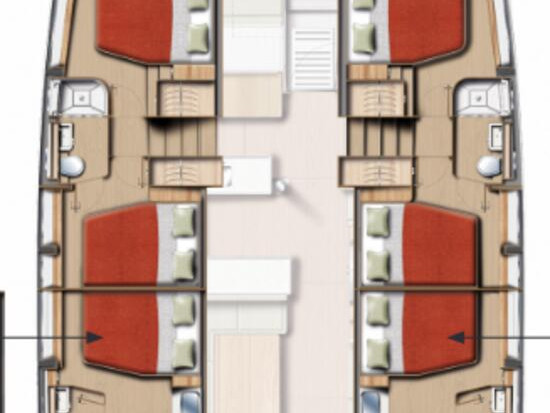 Ein Bali Bali 5.2 - 6 + 2 cab. mieten in Rogoznica