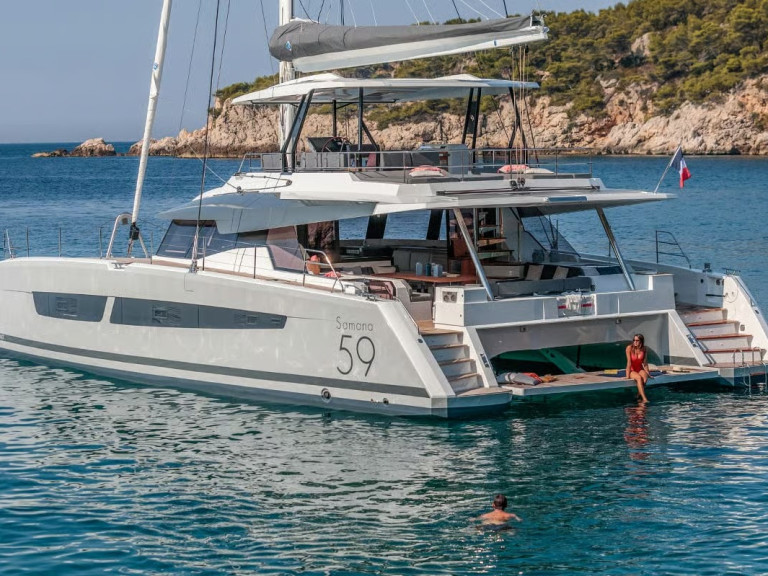 YachtCharter in Procida - Fountaine Pajot Fountaine Pajot Samana 59 - 6 + 2 cab auf SamBoat