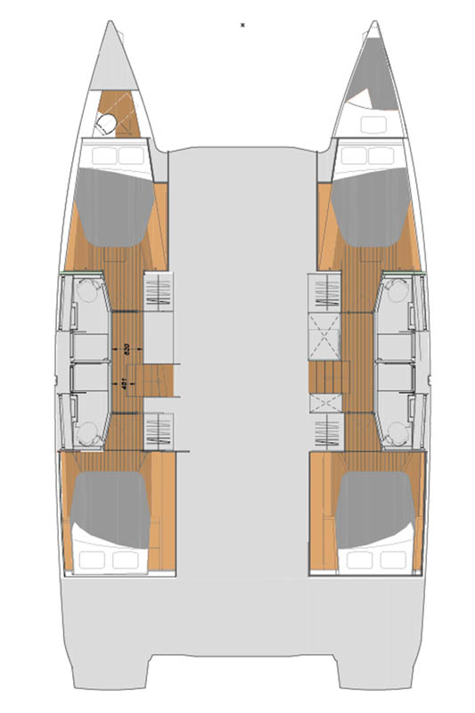 Vermietung Katamaran Fountaine Pajot mit Führerschein