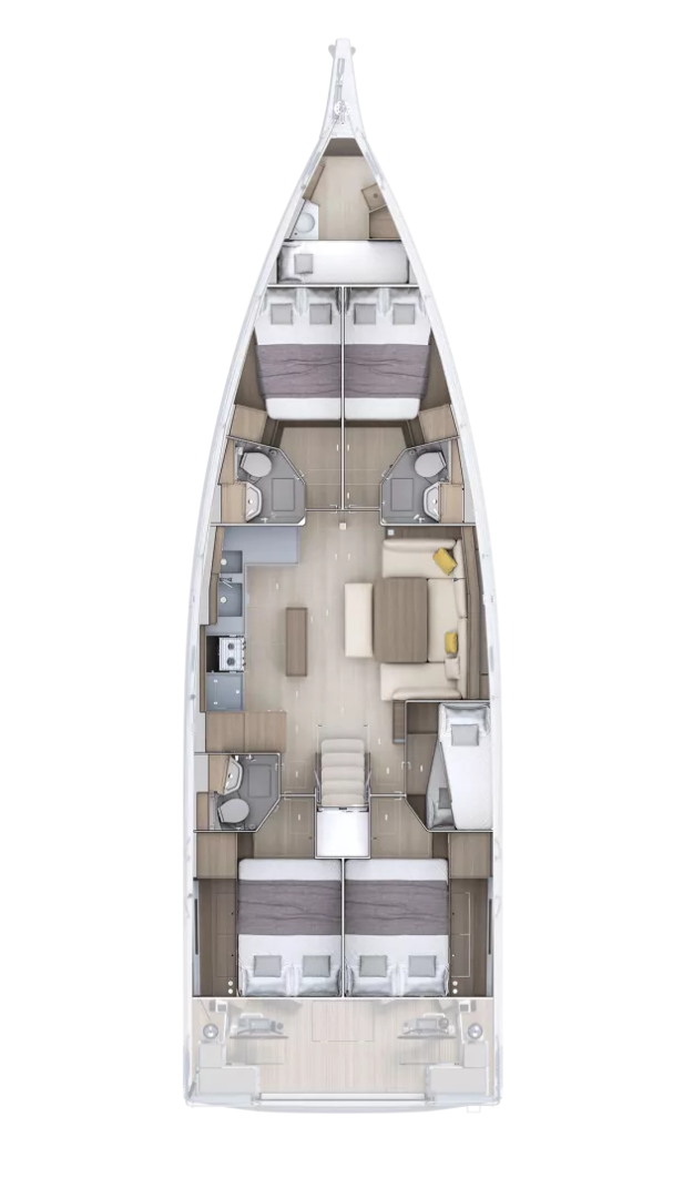 Segelboot mieten in Split - Bénéteau Oceanis 52 - 6 cab.