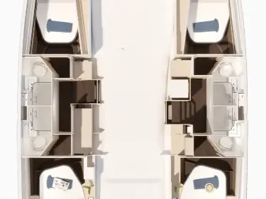 YachtCharter in Seget Donji - Fountaine Pajot Fountaine Pajot FP 44 Quatuor - 4 + 1 cab. auf SamBoat