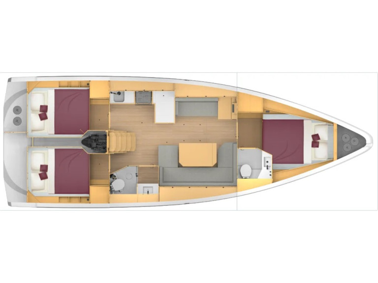 Segelboot mieten in Lefkáda - Bavaria Bavaria C42 (3 cab.)