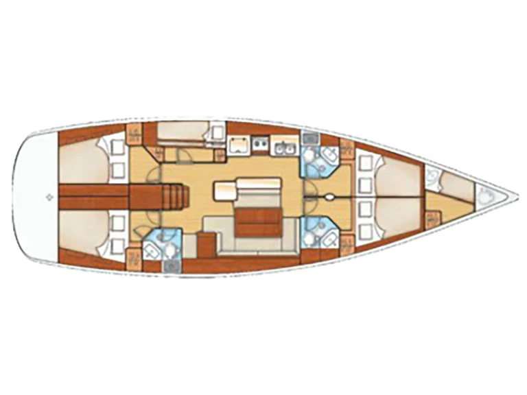 Vermietung Segelboot Bénéteau mit Führerschein