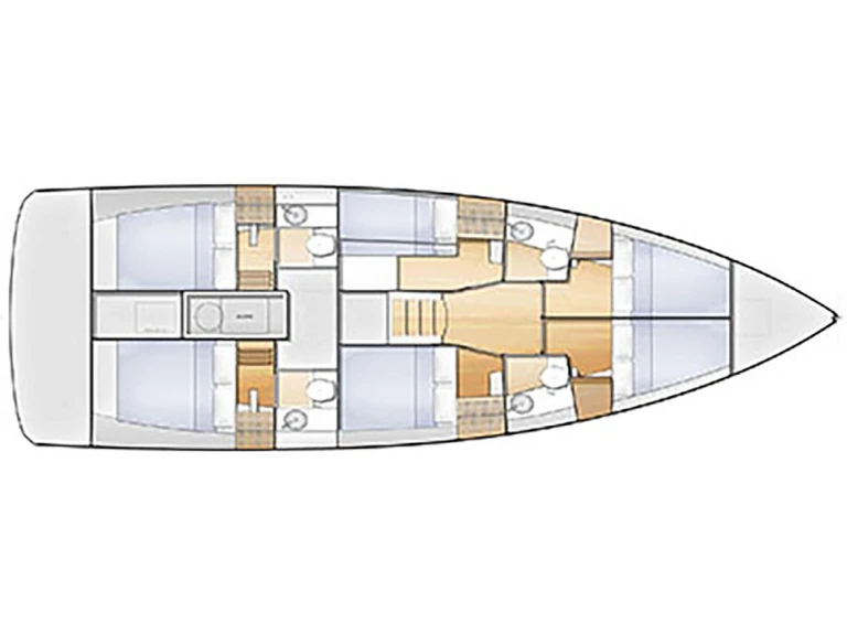 YachtCharter in Néa Péramos - Jeanneau Sun Loft 47 (7 cab.) auf SamBoat