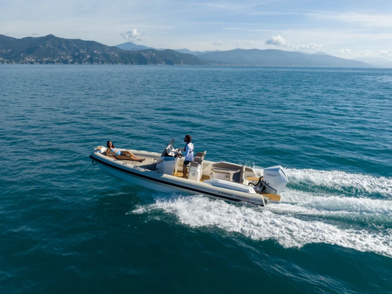 Vermietung Schlauchboot Lomac mit Führerschein