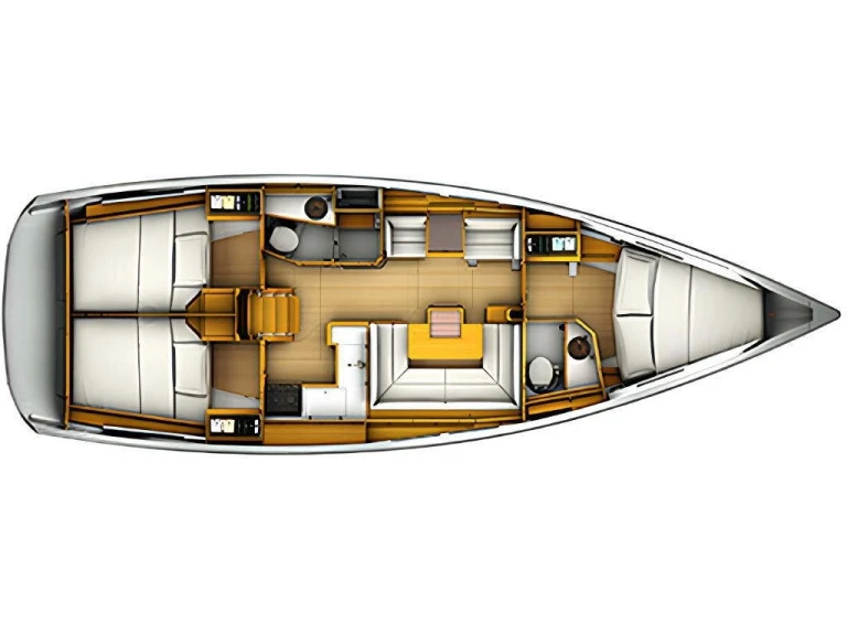 Vermietung Segelboot Jeanneau mit Führerschein