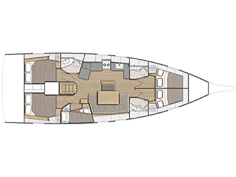 Boot mieten Lefkáda günstig Oceanis 46.1