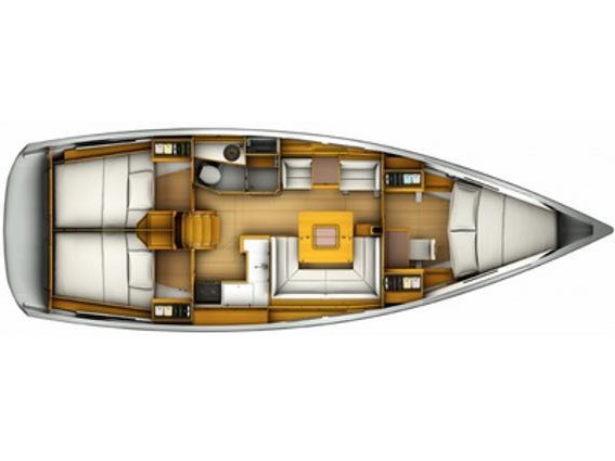Bootsverleih Jeanneau Sun Odyssey 419 (3 cab. 1WC) Propriano Samboat