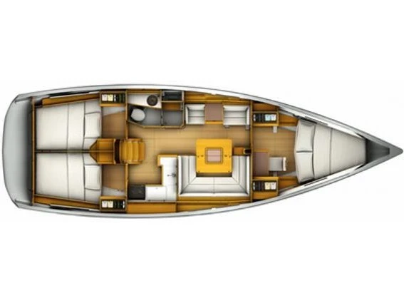 Bootsverleih Jeanneau Sun Odyssey 419 (3 cab. 1WC) Propriano Samboat