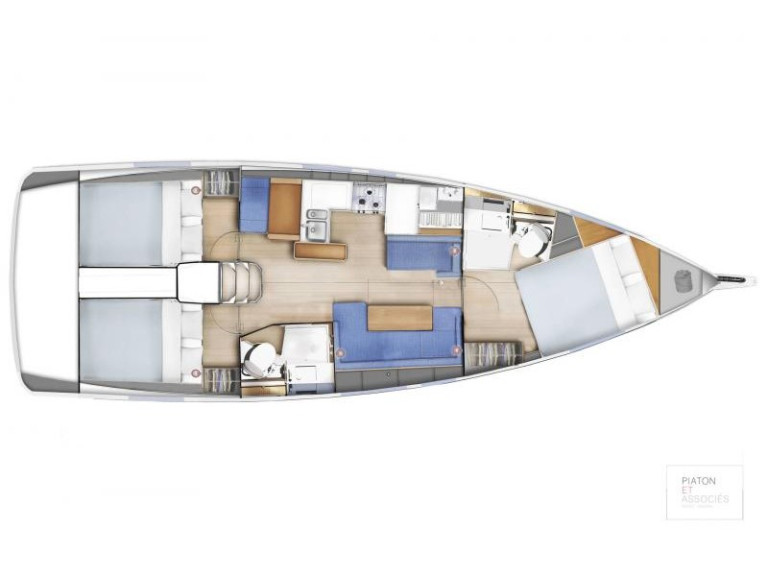 Boot mieten Bormes-les-Mimosas günstig Sun Odyssey 410