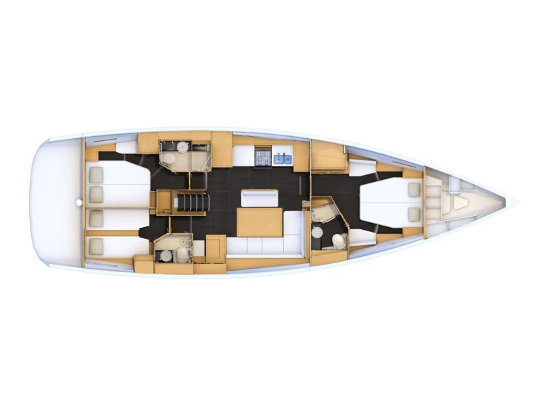 Vermietung Segelboot Jeanneau mit Führerschein