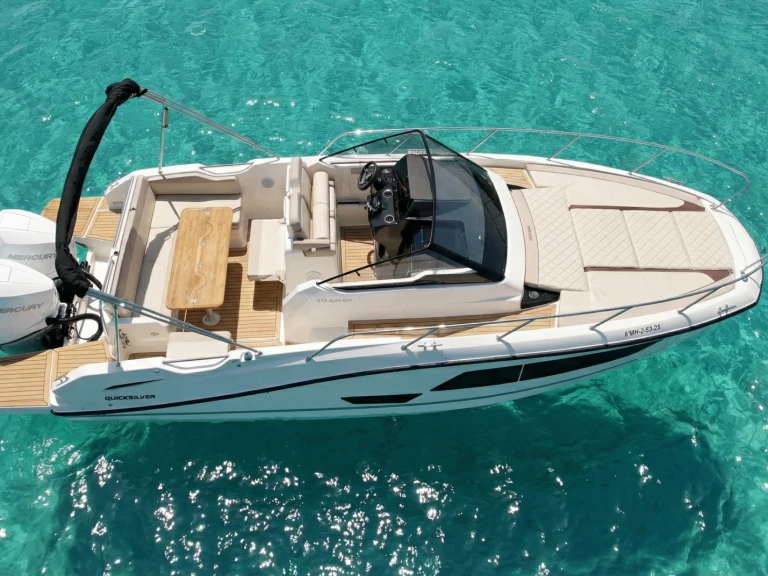 Vermietung Motorboot Quicksilver mit Führerschein