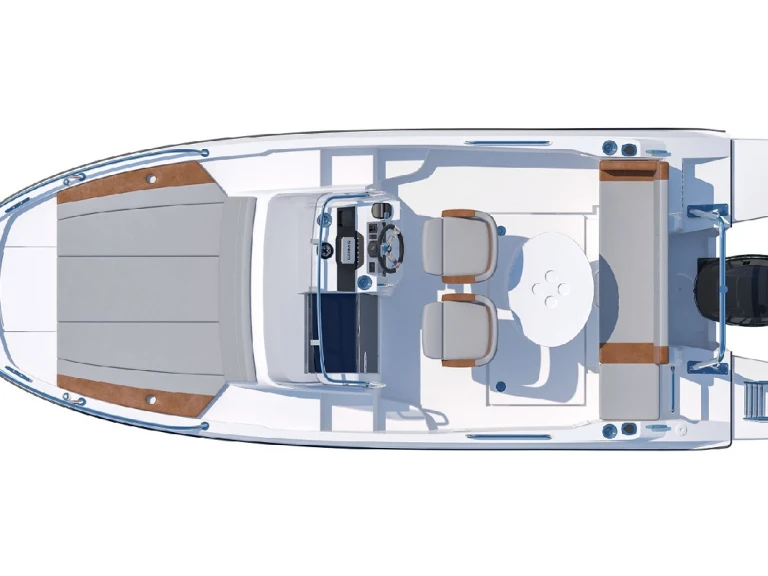 Motorboot mieten in Port de Barcelona - Bénéteau Flyer 6.6 SUNdeck