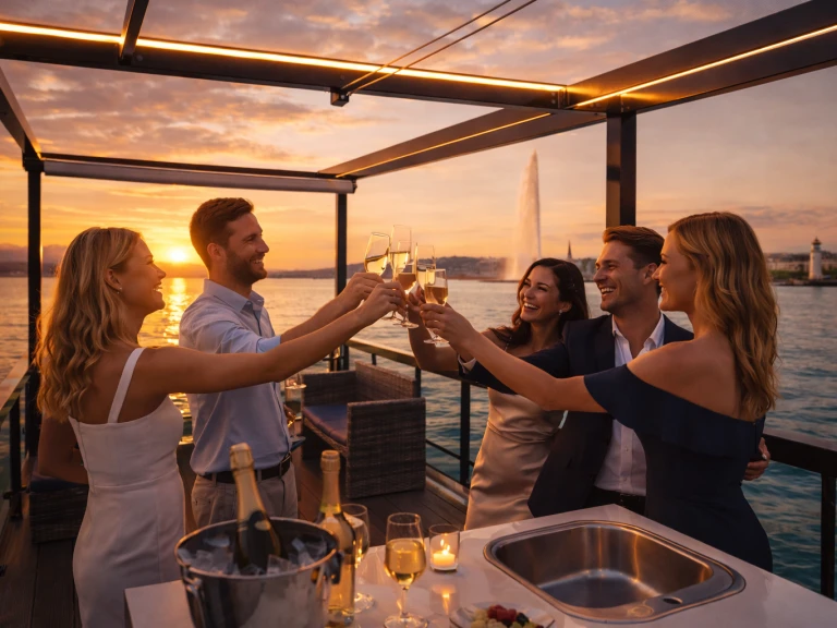 Ein Sun Boats First mieten in Genf (District)