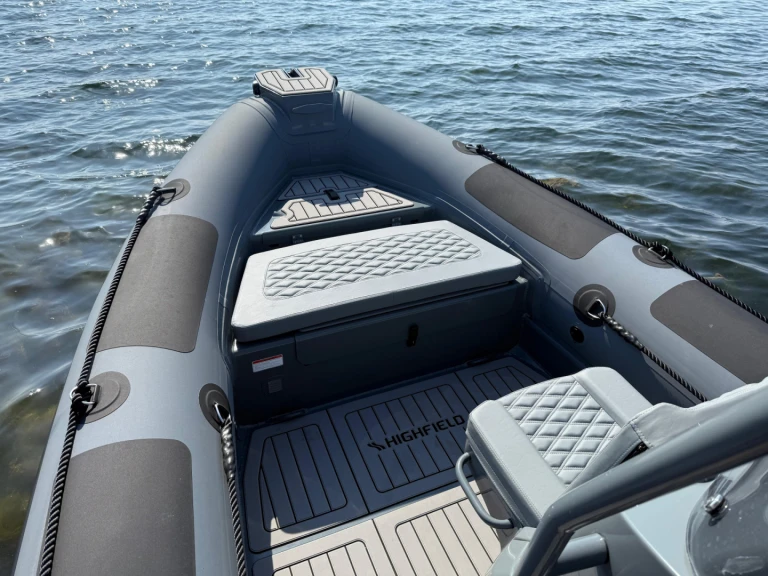 Vermietung Schlauchboot Highfield mit Führerschein