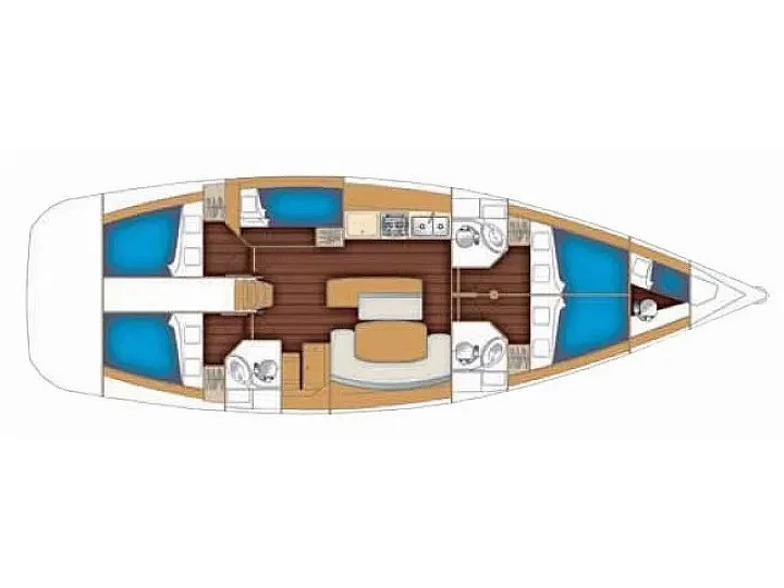 YachtCharter in Álimos - Bénéteau Cyclades 50.5 (5 cab) auf SamBoat