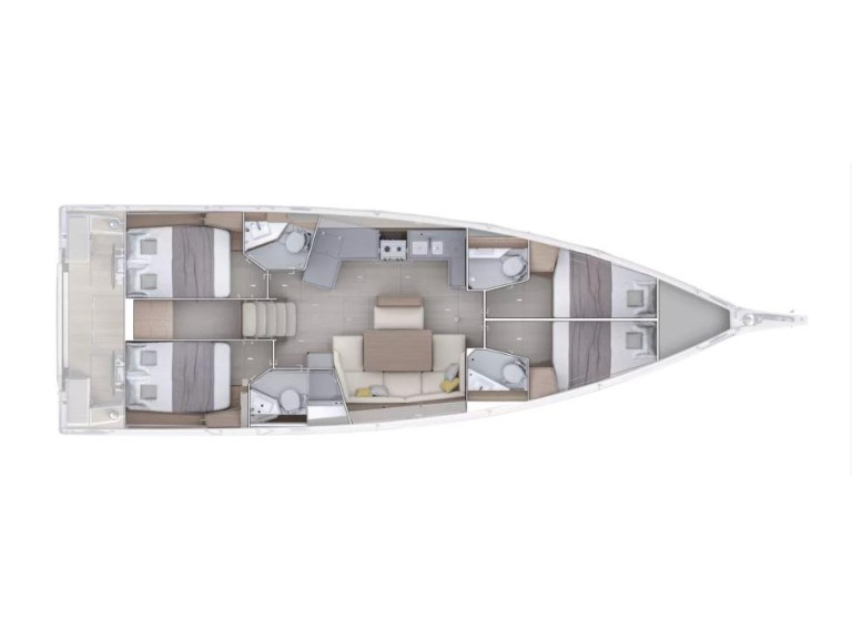 Boot mieten Capo d'Orlando günstig Oceanis 47