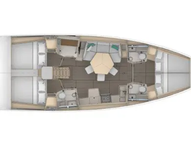 Vermietung Segelboot Dufour mit Führerschein