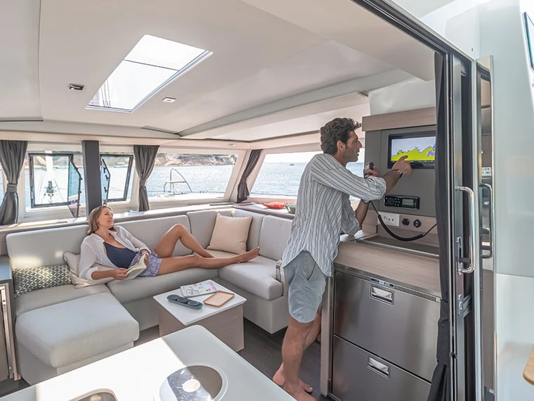Ein Fountaine Pajot Isla 40 mieten in Anse Marcel