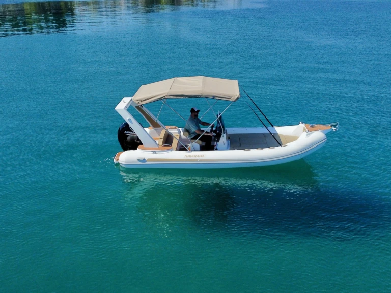 Bootsverleih Tomahawk VIP 2026 Old port of Corfu Samboat