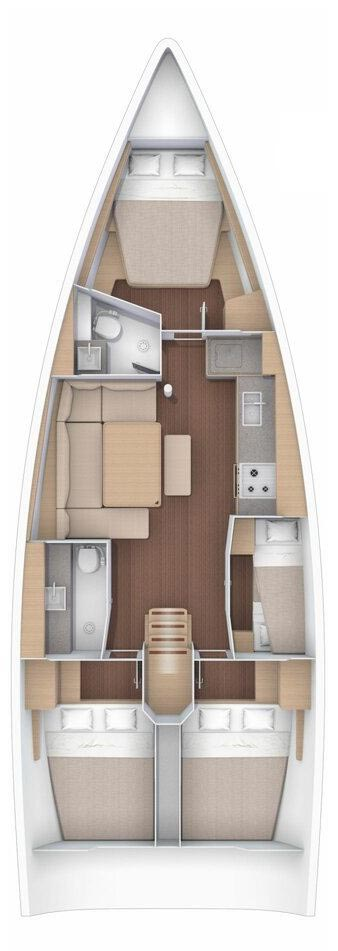 Dufour Dufour 430 mieten Jezera