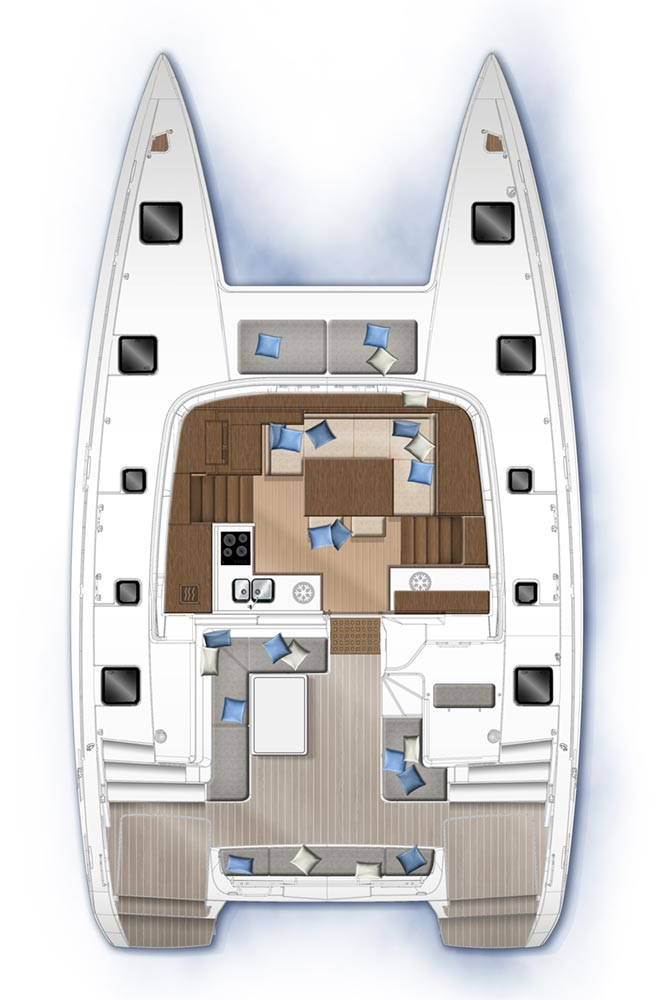 YachtCharter in Šibenik - Lagoon Lagoon 40 auf SamBoat