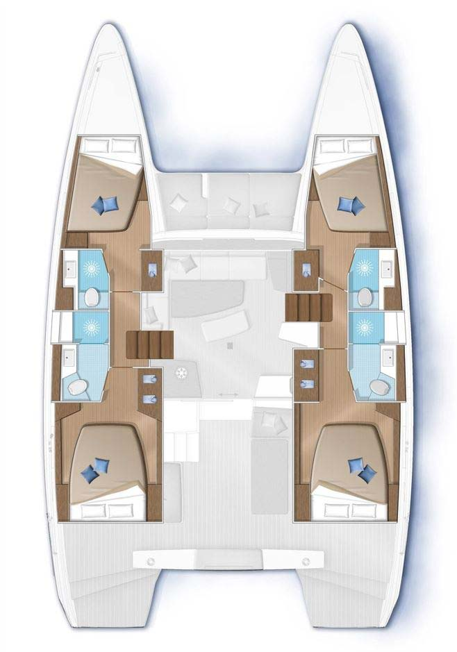 YachtCharter in Golfo Aranci - Lagoon Lagoon 42 auf SamBoat