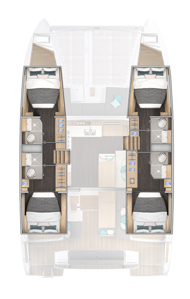 Vermietung Katamaran Lagoon mit Führerschein