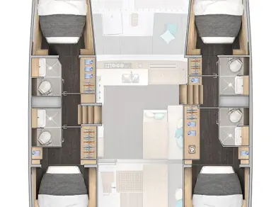 Vermietung Katamaran Lagoon mit Führerschein