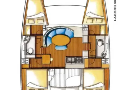 YachtCharter in Gouviá - Lagoon Lagoon 380 S2 auf SamBoat