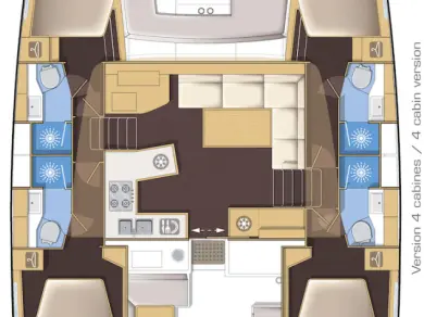 Vermietung Katamaran Lagoon mit Führerschein