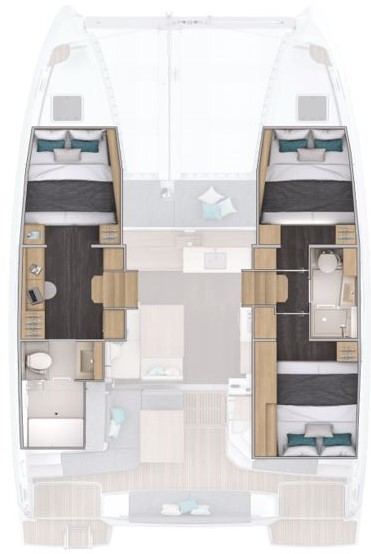 YachtCharter in Álimos - Lagoon Lagoon 38 - 3 + 2 cab. auf SamBoat