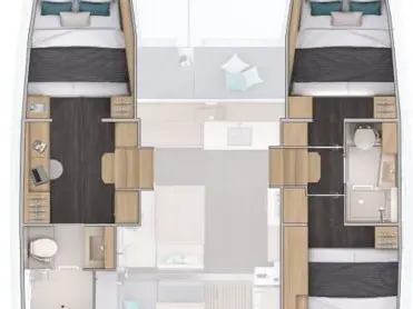 YachtCharter in Álimos - Lagoon Lagoon 38 - 3 + 2 cab. auf SamBoat