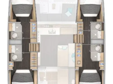 Boot mieten Palma de Mallorca günstig Lagoon 43