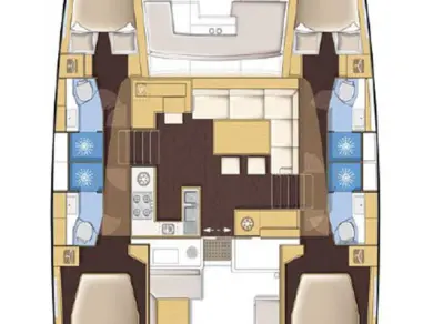 YachtCharter in Álimos - Lagoon Lagoon 450 F auf SamBoat