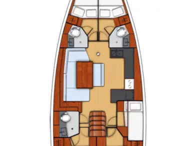 Boot mieten Lidingö günstig Oceanis 48