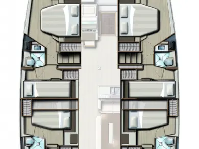 Katamaran mit oder ohne Skipper Bali mieten in Gouviá