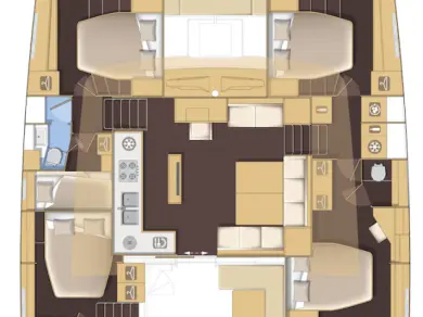 Lagoon Lagoon 52 F mieten Gouviá