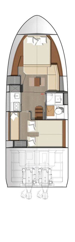 Bootsverleih Jeanneau Leader 36 Split Samboat