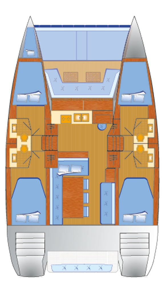 Vermietung Katamaran Bali mit Führerschein